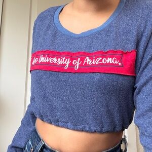 Arizona Wildcats cropped vintage sweatshirt medium